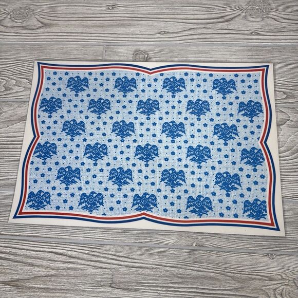 Norman Rockwell Saturday Evening Post Laminated Placemats Lot Of 6 Vintage 1970s - Picture 11 of 13